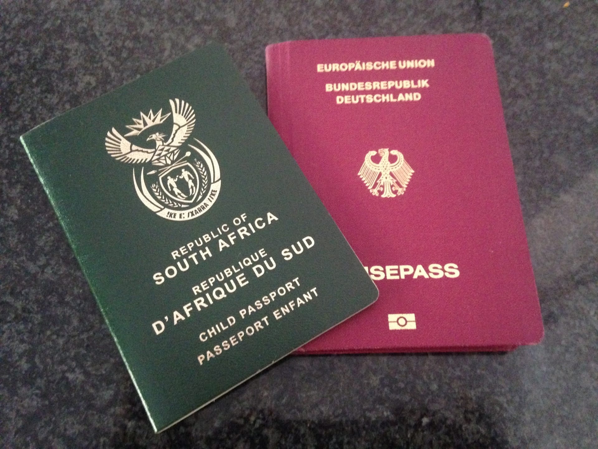 Crew visa, work-permit and immigration processing by Afrishore across South Africa, Namibia and Mozambique – a South African and a German passport